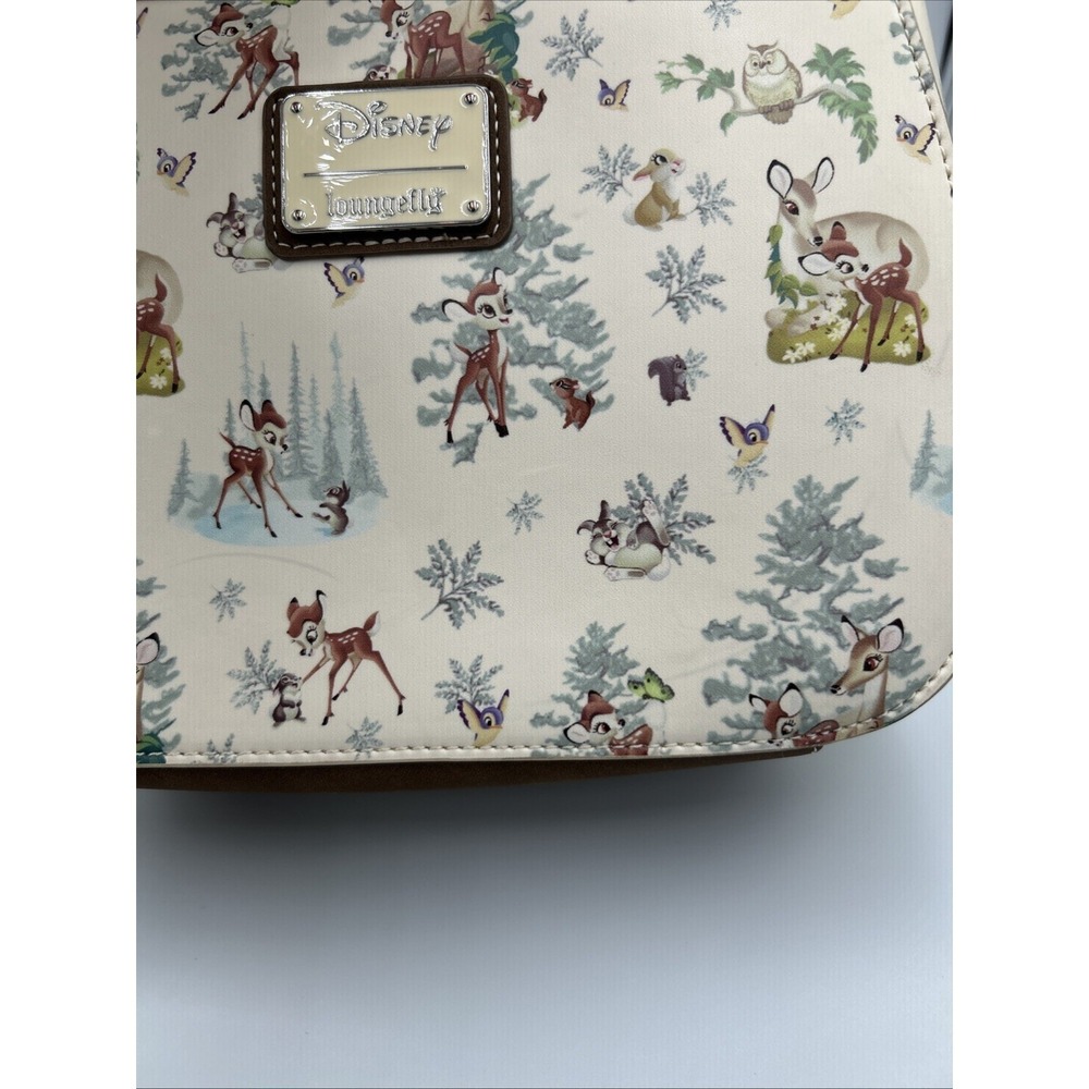 Disney‎ Loungefly Bambi Scenes Cross Body Bag Thumper Flower - Picture 5 of 10
